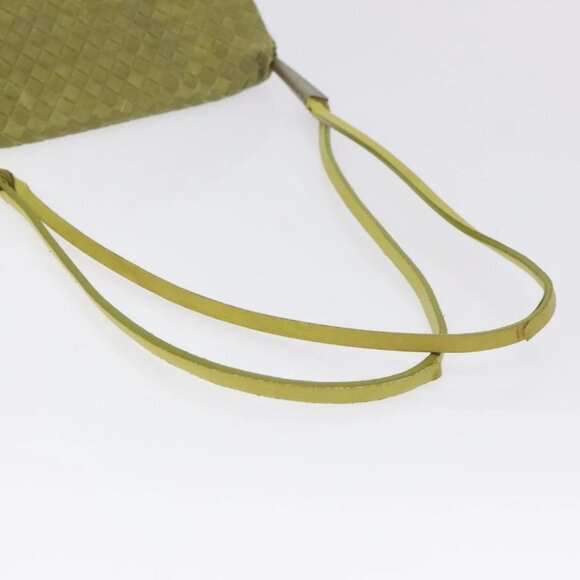 BOTTEGA VENETA INTRECCIATO Shoulder Bag Nylon Green Auth 128679 - Picture 7 of 15